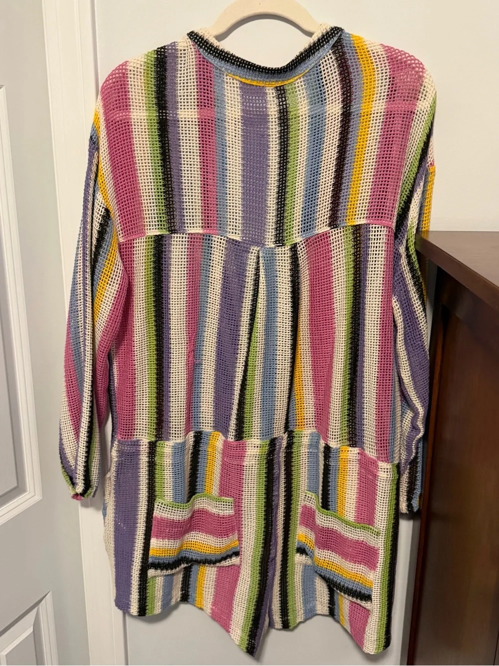 Free People Sun Up Striped Romper Cover up